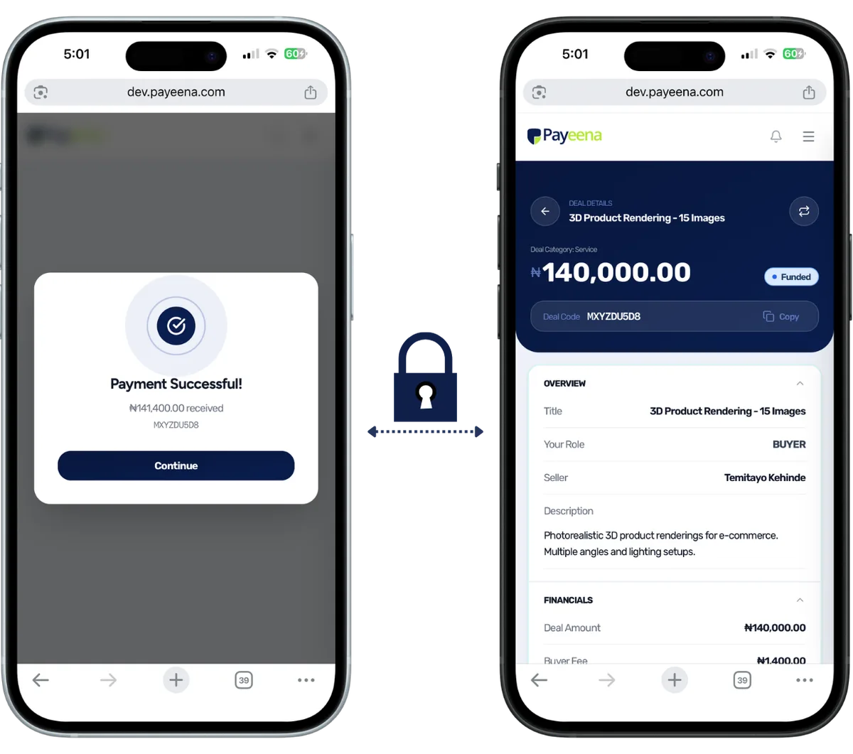Buyer completes payment